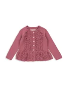 Konges Sløjd Детска памучна жилетка CABBY FRILL CARDIGAN GOTS