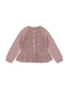 Konges Sløjd Детска памучна жилетка CABBY FRILL CARDIGAN GOTS