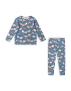 Konges Sløjd Детска пижама BASIC BLOUSE/PANTS SET GOTS