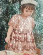 Konges Sløjd Детска рокля STARLA BOW WOW DRESS