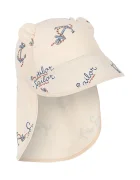 Konges Sløjd Детска шапка с козирка ASTER BEAR SWIM HAT GRS
