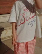 Konges Sløjd Детска тениска с лен RHW X KS BELLA TEE OCS