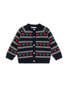 Konges Sløjd Детска жилетка с въ;на BELOU KNIT CARDIGAN в тъмносиньо KS104225