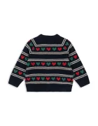 Konges Sløjd Детска жилетка с въ;на BELOU KNIT CARDIGAN в тъмносиньо KS104225