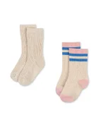 Konges Sløjd Детски чорапи 2 PACK RIB SOCKS (2 чифта)