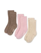 Konges Sløjd Детски чорапи 3 PACK RIB SOCKS (3 чифта)