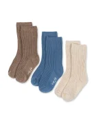 Konges Sløjd Детски чорапи 3 PACK RIB SOCKS (3 чифта)
