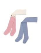 Konges Sløjd Детски чорапогащи 2 PACK CHERRY LUREX TIGHTS (2 чифта)
