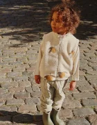 Konges Sløjd Детски елек JODY TEDDY VEST GRS в бежово KS103481