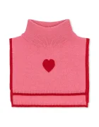 Konges Sløjd Детски кръгъл шал от вълна COLLETTE NECKWARMER в розово KS103461