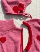 Konges Sløjd Детски кръгъл шал от вълна COLLETTE NECKWARMER в розово KS103461