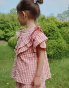 Konges Sløjd Детски памучен къс панталон KIM FRILL SHORTS GOTS