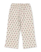Konges Sløjd Детски памучен панталон DREY PANTS GOTS в бежово с десен KS104291