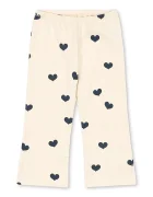 Konges Sløjd Детски памучен панталон DREY SLIT PANTS GOTS в розово с десен KS104771