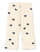 Konges Sløjd Детски памучен панталон DREY SLIT PANTS GOTS в розово с десен KS104771