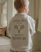 Konges Sløjd Детски памучен суичър SPOTTY LS POLO GOTS