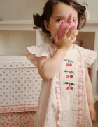 Konges Sløjd Детски памучен топ ELLIE FRILL TOP GOTS
