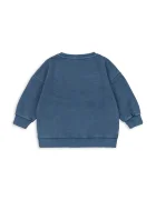 Konges Sløjd Детски суичър LOU WASHED SWEAT SHIRT OCS в тъмносиньо с десен KS104348