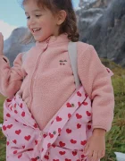 Konges Sløjd Детски суичър THERMY FLEECE JACKET GRS в розово KS103548