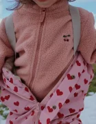 Konges Sløjd Детски суичър THERMY FLEECE JACKET GRS в розово KS103548