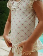 Konges Sløjd Детски цял бански MALTI SWIMSUIT GRS в бежово KS104980