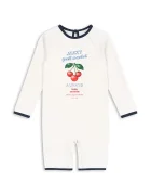 Konges Sløjd Детски цял бански VILJA ONESIE GRS в бяло KS105120