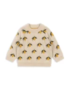 Konges Sløjd Детски вълнен пуловер BELOU LEMON KNIT BLOUSE