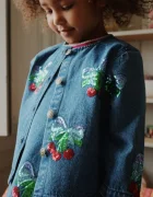 Konges Sløjd Детско памучно яке MAGOT SEQUIN DENIM JACKET GOTS