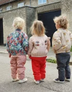 Konges Sløjd Детско яке бомбър JUNO PRINTED BOMBER JACKET в бежово KS104883