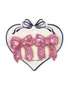 Konges Sløjd фиби за коса за деца 2 PACK SEQUIN BOW HAIR CLIP KS106353