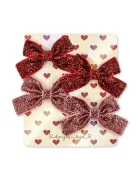 Konges Sløjd фиби за коса за деца 4 PACK MICKI BOW HAIR CLIPS 4 броя KS106357