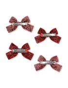 Konges Sløjd фиби за коса за деца 4 PACK MICKI BOW HAIR CLIPS 4 броя KS106357