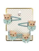 Konges Sløjd фиби за коса за деца от синтетична смола KITTY HAIR ACCESSORIES 4 броя KS106081