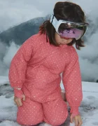 Konges Sløjd гащеризон за деца NOHR SNOWSUIT PRINT розов KS105750
