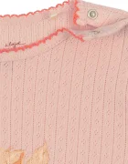 Konges Sløjd гащеризон за деца от памук MINNIE ONESIE GOTS розов KS106170