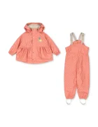 Konges Sløjd гащеризон за деца RAINY PALME DUCKLING SET GIRL розов KS105760