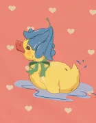 Konges Sløjd гащеризон за деца RAINY PALME DUCKLING SET GIRL розов KS105760