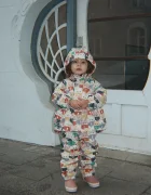 Konges Sløjd гащеризон за деца RAINY PALME SET GIRL бежов KS105764