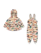 Konges Sløjd гащеризон за деца RAINY PALME SET GIRL бежов KS105764