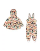 Konges Sløjd гащеризон за деца RAINY PALME SET GIRL бежов KS105764