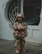 Konges Sløjd гащеризон за деца RAINY PALME SET GIRL бежов KS105764