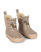 Konges Sløjd гумени ботуши за деца ROI PRINTED RAIN BOOT бежови KS105766