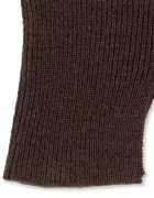 Konges Sløjd качулка за деца от вълна COLLETTE BALACLAVA кафява KS103459