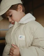 Konges Sløjd капитонирано яке за деца ALPI COLLAR JACKET GRS бежово KS105680