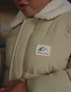 Konges Sløjd капитонирано яке за деца ALPI COLLAR JACKET GRS бежово KS105680