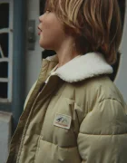 Konges Sløjd капитонирано яке за деца ALPI COLLAR JACKET GRS бежово KS105680