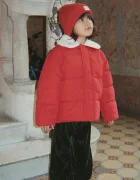 Konges Sløjd капитонирано яке за деца ALPI COLLAR JACKET GRS розово KS105680