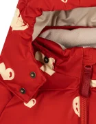 Konges Sløjd капитонирано яке за деца NUKA JACKET GRS червено KS105752