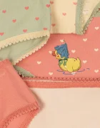 Konges Sløjd класически бикини за деца от памук с еластан BASIC 5 PACK GIRL UNDERPANTS GOTS 5 броя оранжеви KS105894