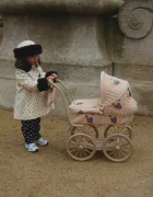 Konges Sløjd Количка за кукли за деца MINNIE TULLE DOLL PRAM розова KS106300